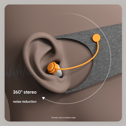 Grey 2-in-1 Blackout Sleep Mask with Integrated Noise Reducing Earplugs for Undisturbed Rest
