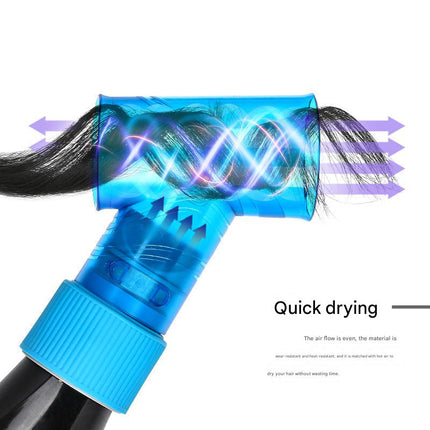 Purple Wind Spin Hair Curler Diffuser – shape and profile