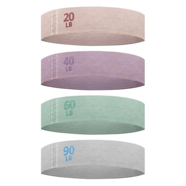 Colorful Fabric Resistance Bands for Legs and Glutes
