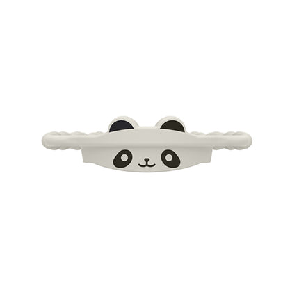 2 Pcs White and Black Panda Adorable Animal Silicone Cup Carrier - Portable Reusable Handle for Water Cup(cup not included)