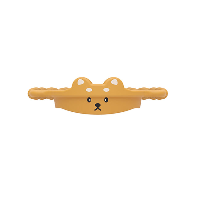 2 Pcs Yellow Dog Adorable Animal Silicone Cup Carrier