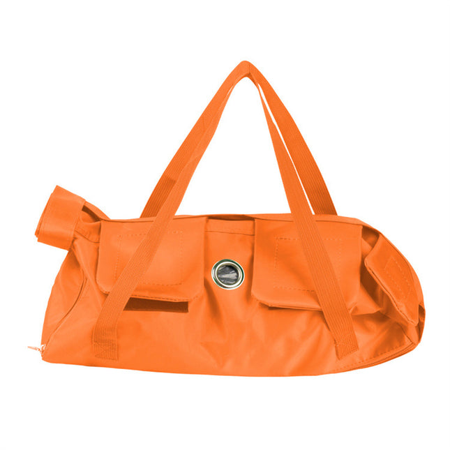 Size S Orange Multi-Functional Cat Grooming Bag