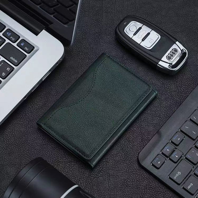 Dark Green 3-in-1 Magnetic Wallet for MagSafe