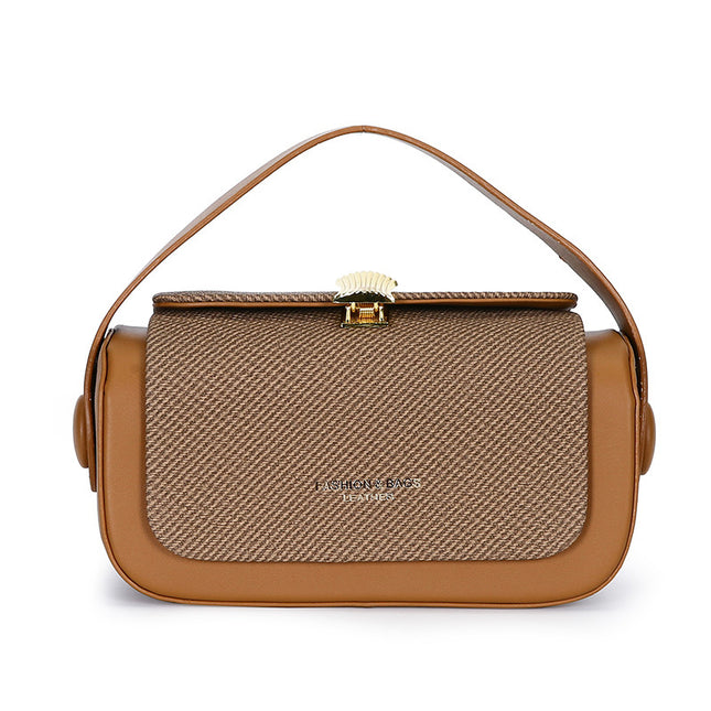 Brown Elegant Top Handle Crossbody Bag – product detail