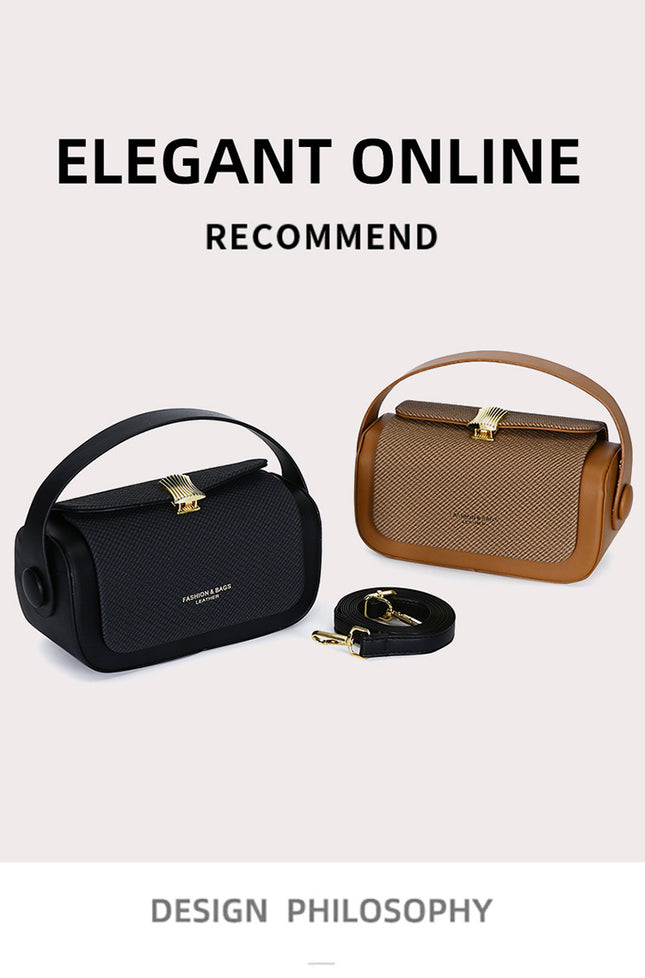 Black Elegant Top Handle Crossbody Bag – product detail