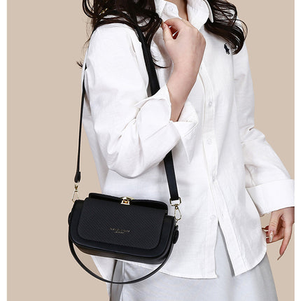 Black Elegant Top Handle Crossbody Bag – design and finish