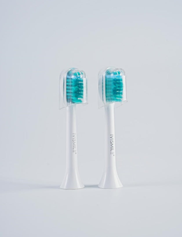 White 03TB Electric Toothbrush Replacement Heads 2-Pack