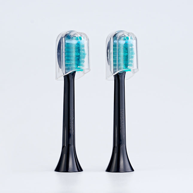 Black 03TB Electric Toothbrush Replacement Heads 2-Pack