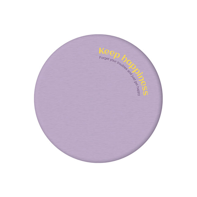 2 Pcs Purple Quick-Dry Natural Diatom Mud Coaster