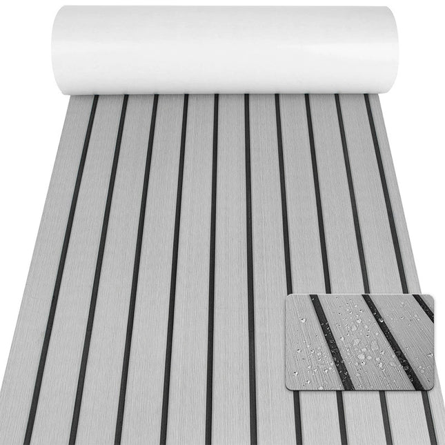 Grey Striped EVA Boat Deck Mat