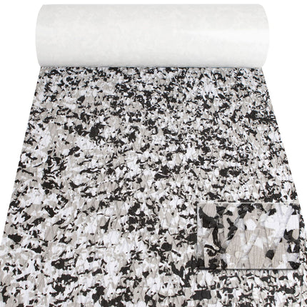 Snow Camouflage EVA Boat Deck Mat - Non-Slip, Waterproof Flooring for Yacht, Boat, and Outdoor Use(2400x300x5mm)