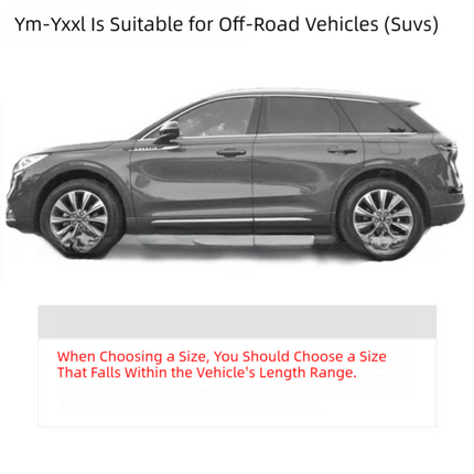 Silver YM Off-Road Vehicle Cover – 170T taffeta fabric, all-weather vehicle protection(4500×1800×1680MM)