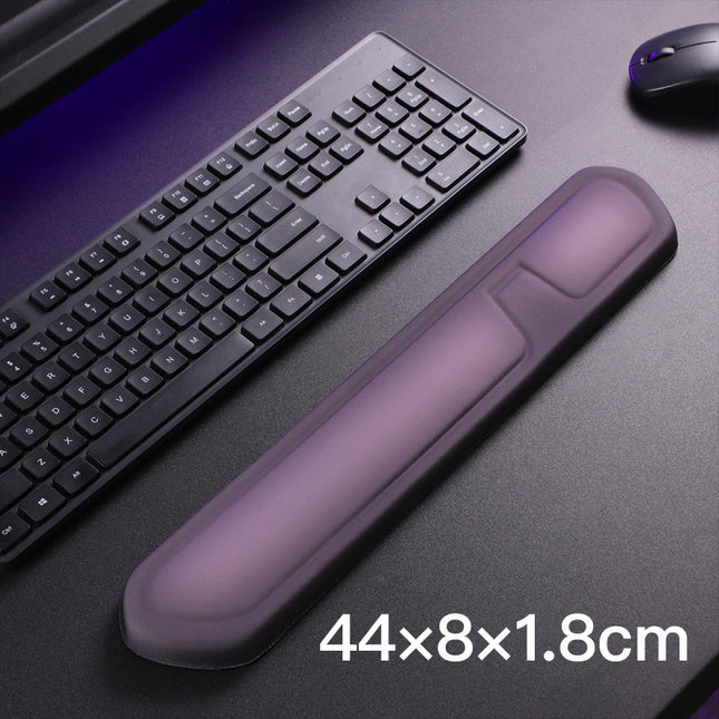 Purple Comfortable Memory Foam Wrist Rest Set Ergonomic Mouse Pad & Keyboard Hand Support for Office and – product detail