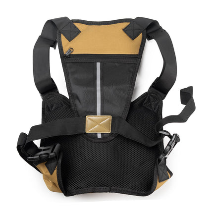 Green Outdoor Tactical Chest Pack – Lightweight Running & Hiking Vest for Men (27×17×5cm)