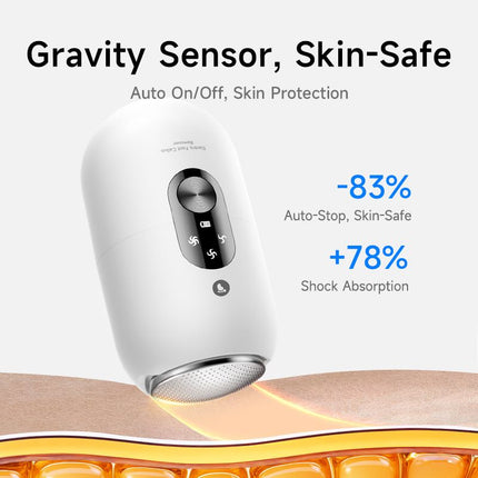 White 2-in-1 Electric Foot Care Device – Cordless Callus Remover & Skin Polisher with Dual Heads