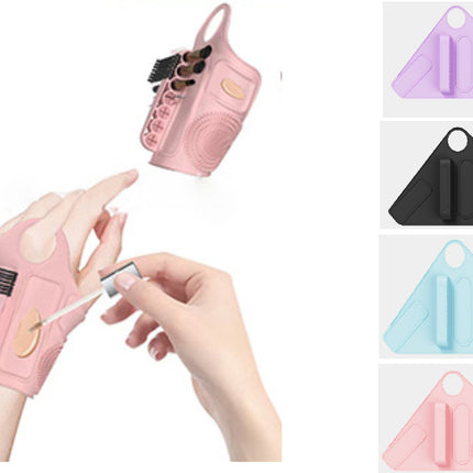 2pc Multi-Functional Silicone Makeup Artist Wristband – product detail