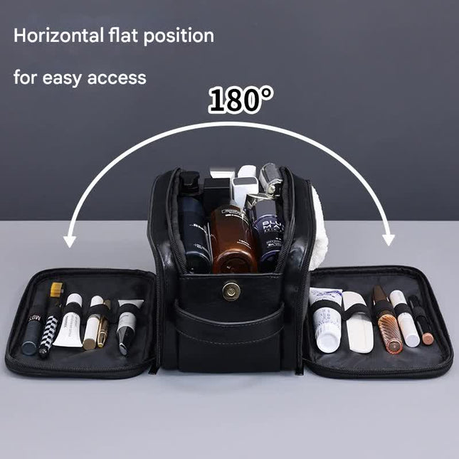 Large Capacity PU Leather Toiletry Bag – product detail