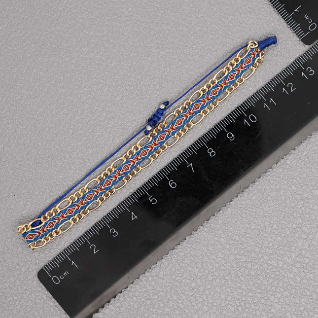 Blue Style Artisan Boho Beaded Bracelet – product detail