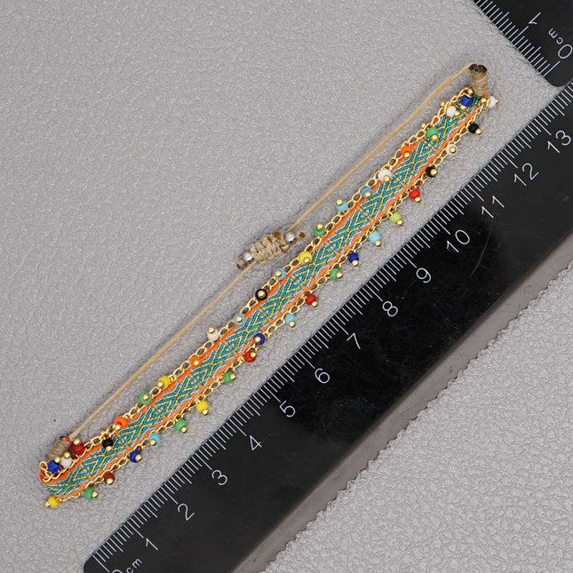 Green Style Artisan Boho Beaded Bracelet – product detail