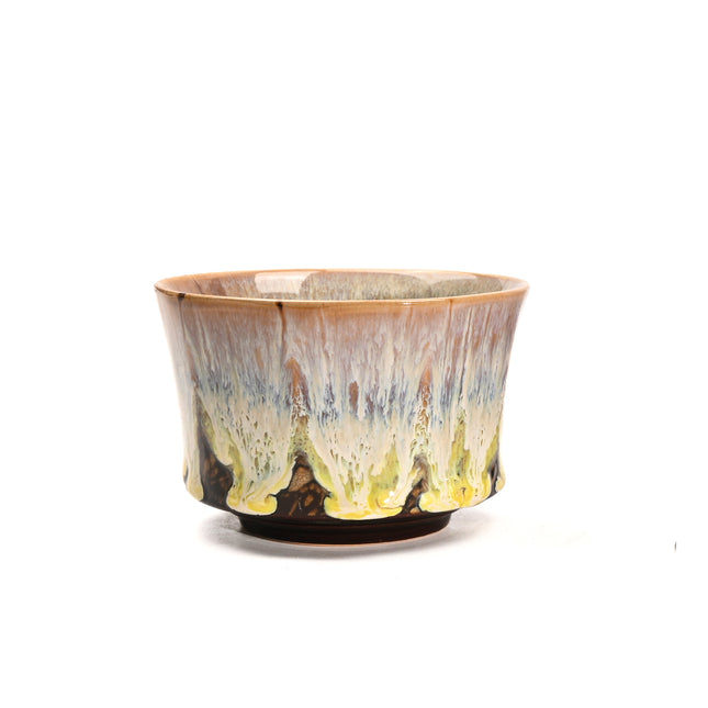 Yellow 225ml Ceramic Kiln Glazed Coffee Latte Art Cup