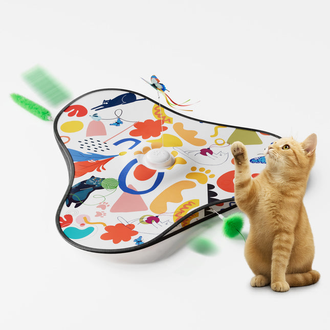 Multicolor Interactive Cat Play Tunnel & Hunting Cover