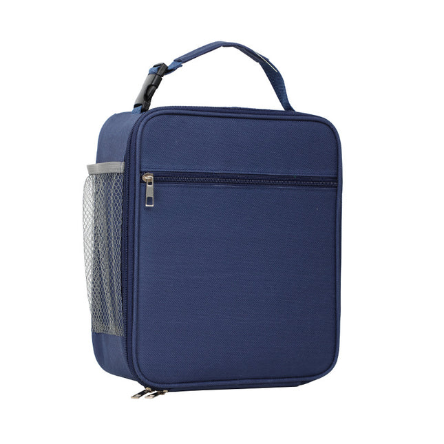 Navy Blue Portable Insulated Lunch Bag