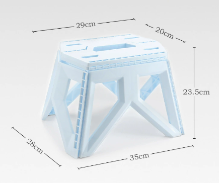 Blue Portable Folding Stool