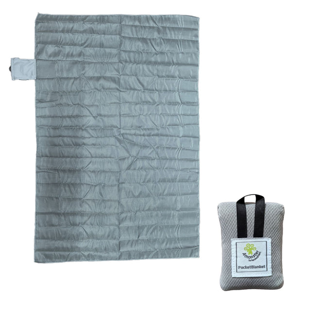 Grey (110 150cm) Compact Pocket Picnic Blanket