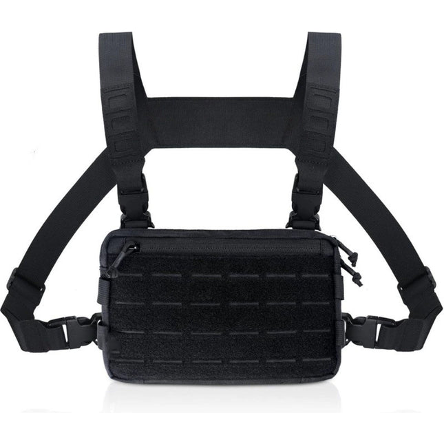 Black Minimalist Tactical Chest Rig