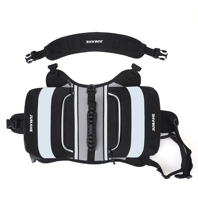 Black Saddle Bag Dog Backpack