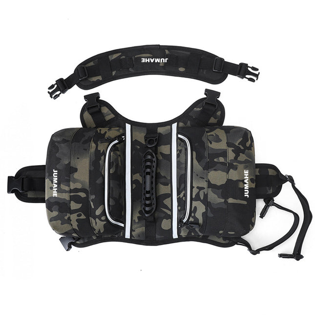 Camuflaje Saddle Bag Dog Backpack