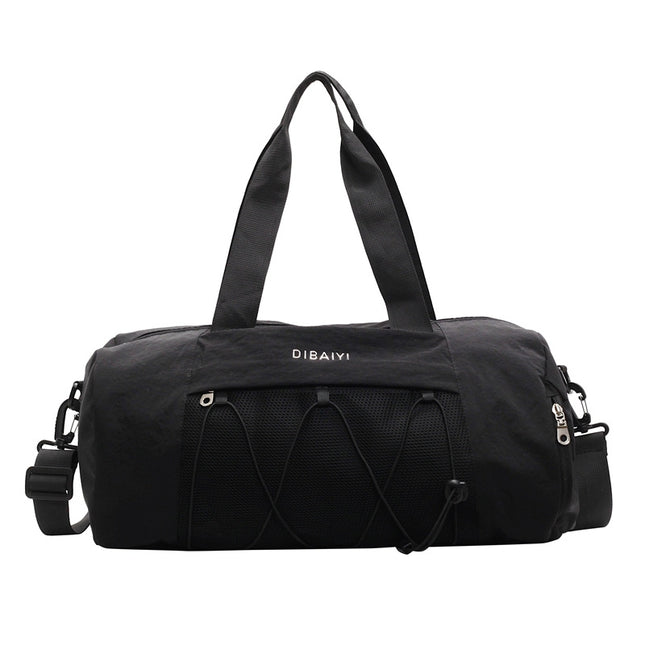 Black Stylish Sports Gym Bag for Women