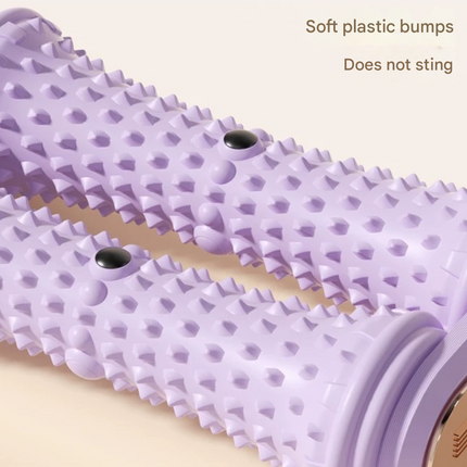 Blue Dual Foot Massager Roller - Therapeutic Deep Tissue Tool for Plantar Fasciitis, Arch Pain Relief & Muscle Relaxation