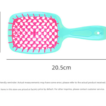 Green 8-Piece Detangling Hair Brush Set - Vented Wet/Dry Brushes for Smooth, Knot-Free Hair