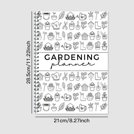 Garden Planner Journal & Plant Care Log Book with Layout Grids Watering Schedule and Budget Tracker for Indoor and Outdoor Gardening
