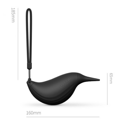 White Powerful Hummingbird Air Blower Manual Dust Cleaner for Coffee Grinders and Camera Lenses 160mm Portable Cleaning Tool