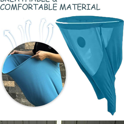 Blue Granny Pants Yard Game for Kids - Durable Outdoor Tossing Activity with Ball and Pump - 60x80cm Fun Backyard Game for Australian Family BBQs