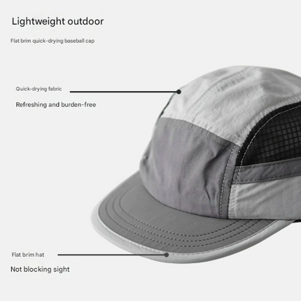 Coffee UPF 50+ Quick-Dry Outdoor Sun Hat with Breathable Mesh - Lightweight Adjustable Cap for Hiking, Camping and Fishing in the Australian Sun