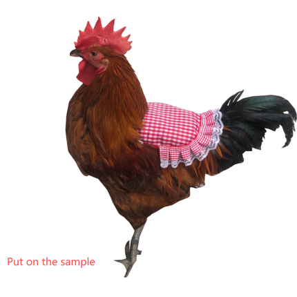 Yellow Pineapple 4 Pack Hen Saddle Aprons for Backyard Chickens - Feather Protector for Poultry - Back Protection from Roosters - 22x23cm