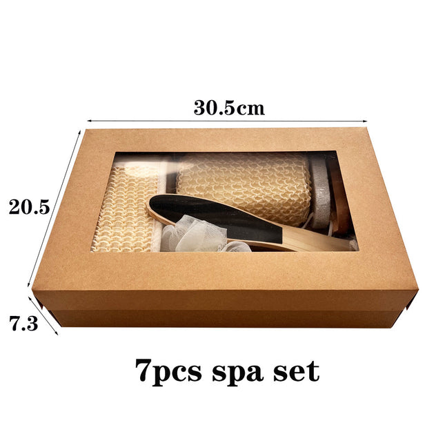 7pcs Natural Spa Bath Gift Set – product detail