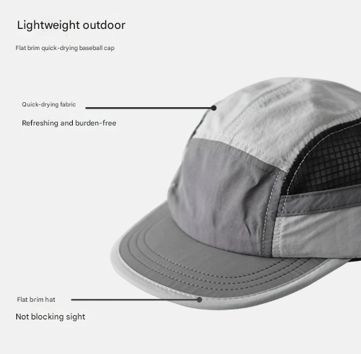 Khaki UPF 50 Plus Quick-Dry Outdoor Sun Hat with Breathable Mesh – product detail
