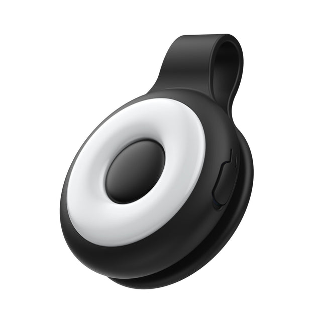 Black Mini Magnetic Selfie Light Clip-On LED Phone Fill Light Rechargeable 500mAh 5 Lighting Modes Portable