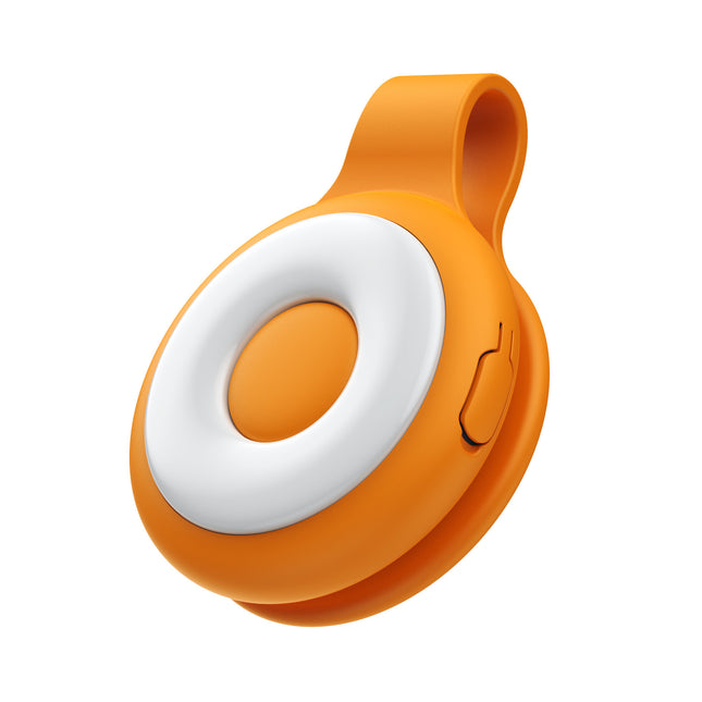 Orange Mini Magnetic Selfie Light Clip-On LED Phone Fill Light Rechargeable 500mAh 5 Lighting Modes