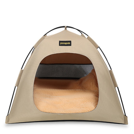 Small Size Pet Tent for Cats & Dogs(Khaki)