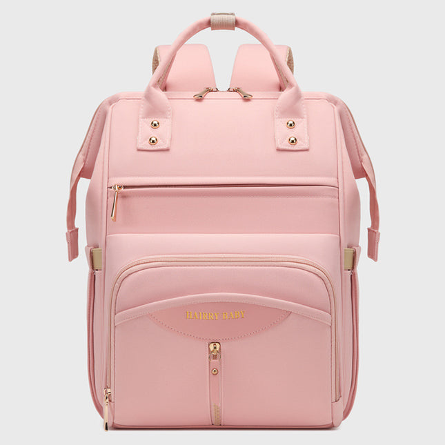 Multifunctional Diaper Bag Backpack(Pink)