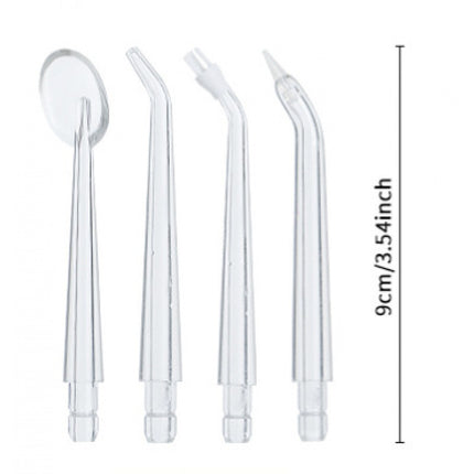 White Cordless Water Flosser, USB Rechargeable with 4 Tips