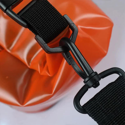 Black 5L PVC Waterproof Swimming Bag Bonus with Waterproof Phone Pouch - Roll-Top Floating Dry Gear Bags for Beach, Kayaking & Outdoor Sports