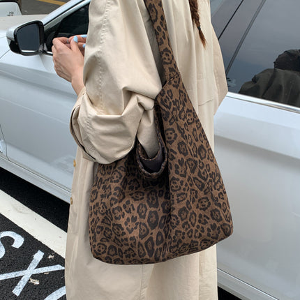 Camel color New Design Women's Shoulder Bag - Felt Fabric Tote Bag, Trendy Minimalist Style