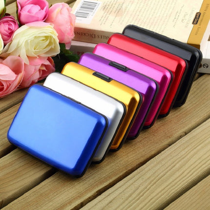 3-Pcs White Slim Aluminium Credit Card Holder RFID Blocking Wallet Hard Shell Case Business Card Organiser Lightweight Pocket Size for Everyday Use