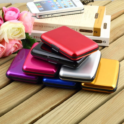 3-Pcs White Slim Aluminium Credit Card Holder RFID Blocking Wallet Hard Shell Case Business Card Organiser Lightweight Pocket Size for Everyday Use